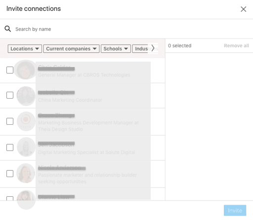 LinkedIn Learning - invite connections