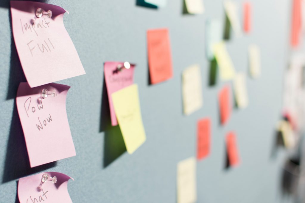 marketing agency - postit notes